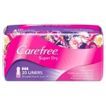 Carefree Super Dry 20 Liners Shower Fresh Scent