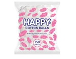 Sold out  Happy Cotton Balls Soft And Gentle For Many Uses - 150 Balls