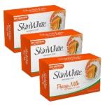 SkinWhite Papaya Milk Whitening Soap 3Pcs × 90g - Image 2