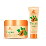 Roushun Papaya Whitening Cream + Scrub (Combo)
