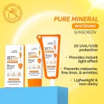 Luxe Organix 5in1 UV Pro Whitening Serum Sunscreen SPF 50+ PA+++ - 40g - Image 2