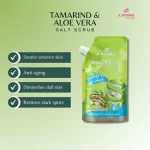 A Bonne Whitening Silky Salt Scrub Tamarind & Aloe Vera (Thailand) - 350g - Image 4