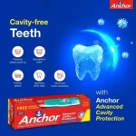 Anchor Toothpaste Advanced Cavity Protection 150g + Premium Tooth Brush - Image 2