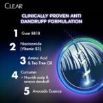 Clear Anti-DanDruff Scalp Care Shampoo Anti-Hairfall - 325 ml - Image 3