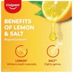 Colgate Active Salt Lemon Germ Fighting Toothpaste - 100g - Image 4