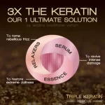 Cream Silk Conditioner Triple Keratin Rescue Ultimate Straight - 340m - Image 3