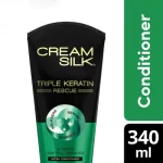 Cream Silk Triple Keratin Rescue Hair Fall Defiance Ultra Conditioner - 340ml