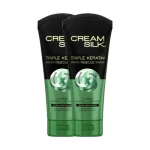 Cream Silk Triple Keratin Ultimate Hair Fall Defiance Conditioner 2 × 170ml (Offer)