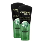 Cream Silk Triple Keratin Ultimate Hair Fall Defiance Conditioner 2 × 170ml (Offer) - Image 2