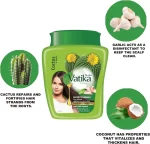 Dabur Vatika Cactus & Garlic Hot Oil Treatment Hair Fall Control - 500g - Image 2