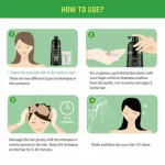 Dexe Black Hair Shampoo Instant Hair Blackening Dye - 400 ML - Image 2