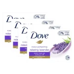 Dove Relaxing Lavender Beauty Cream Bar Soap - 4 × 135g (Offer) - Image 2