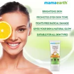 Mamaearth Vitamin C Face Wash With Vitamin C & Turmeric - 100ml - Image 3