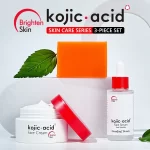 Kojic Acid Brighten Skin Care Set - 3 Pcs - Image 2