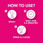 Nair Hair Removal Spray Rose Fragrance - 200ml - Image 4