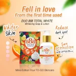 888 Total White Duo Whitening Soap & Lotion Minis Edition - Image 4