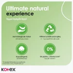 Kotex Natural 100% Cotton Pantyliners - 84 Liners - Image 4