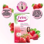 Fem USA Bikini & Underarms Strawberry Wax Strips For Sensitive Skin - 20Pcs - Image 2