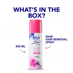 Nair Hair Removal Spray Rose Fragrance - 200ml - Image 3