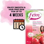 Fem USA Bikini & Underarms Strawberry Wax Strips For Sensitive Skin - 20Pcs - Image 4