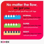 Kotex Maxi Protect Thick Pads Super Size With Wings - 30 Pads - Image 4