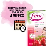 Fem USA Facial Strawberry Wax Strips For Sensitive Skin - 20Pcs - Image 4