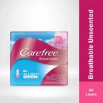 Carefree Breathable Unscented 40 liners