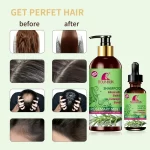 Roushun Rosemary Mint Hair Shampoo & Hair Oil - 500ml + 60ml (Combo) - Image 2