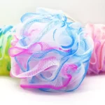 Colorful Shower Loofah Bath Sponge - 4 Pcs - Image 6