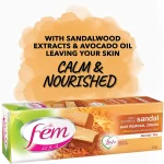 Fem USA Hair Removal Cream With Sandal For Soothing Skin - 120g - Image 4
