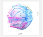Colorful Shower Loofah Bath Sponge - 4 Pcs - Image 7