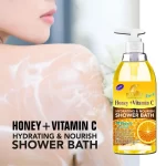 Roushun 2 in 1 Honey + Vitamin C Shower Bath - 1300ml - Image 2
