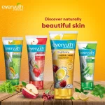 Everyuth Naturals Brightening Lemon & Cherry Face Wash - 2 × 150g - Image 5