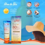 Skin Doctor Sun Spf 80 Hyaluronic Acid Vitamins A,E,F Sun Protection Face Cream -125ml - Image 4