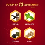 Dabur Red Ayurvedic Toothpaste With Tooth Brush Free - 200g - Image 3