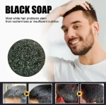 EELHOE Black Soap Grey Coverage Shampoo Bar - 50g - Image 10
