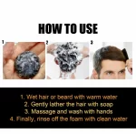 EELHOE Black Soap Grey Coverage Shampoo Bar - 50g - Image 9