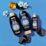 Garnier Ultra Doux Black Charcoal & Nigella Seed Oil Shampoo - 2Pcs × 400ml - Image 2