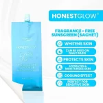 Honest Glow SPF50+ PA+++ Fragrance Free Sunscreen - 50g - Image 2