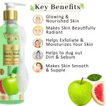 Earth Genix Body Wash Green Apple & Grape Fruit - 300ml - Image 4