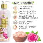 Earth Genix Body Wash Wild Rose + Pink Himalayan Rock Salt - 300ml - Image 2