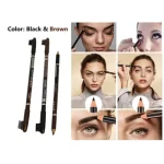 Ever Beauty Eyebrow Pencil 2 In 1 Black & Brown 12Pcs In Box - Image 2