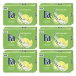 Fa Bath Soap Refreshing Lemon 6 x 175gm