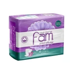 Fam Natural Cotton Feel Maxi Thick Folded With Wings Normal Sanitary 30 Pads - Image 3