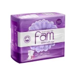 Fam Natural Cotton Feel Maxi Thick Folded With Wings Super Sanitary Pads 30 pcs - Image 2