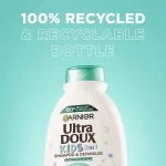 Garnier Ultra Doux Kids 2 in 1 Shampoo & Detangler Rice Cream & Oat Milk - 400ml - Image 3