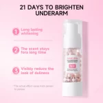 Gmeelan Sakura Gluta Brightening Underarm Cream - 30g - Image 3