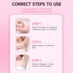 Gmeelan Sakura Gluta Brightening Underarm Cream - 30g - Image 7