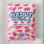 Happy Cotton Balls Soft And Gentle For Many Uses - 300 Balls