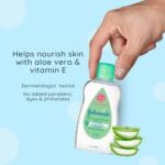Johnson aloe vera baby oil 125ml - Image 3